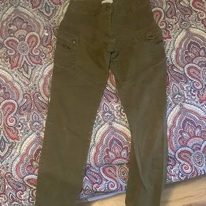 Ll bean signature army green women’s pants size 4